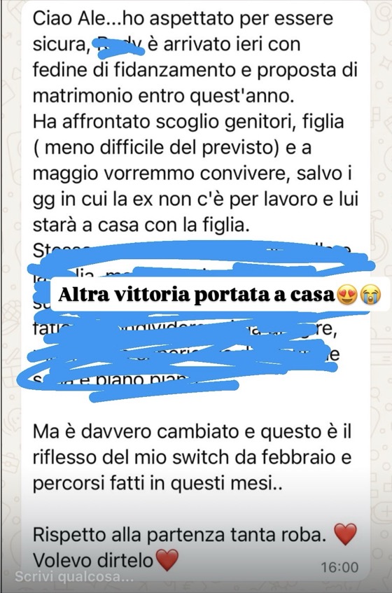 Recensione di una cliente